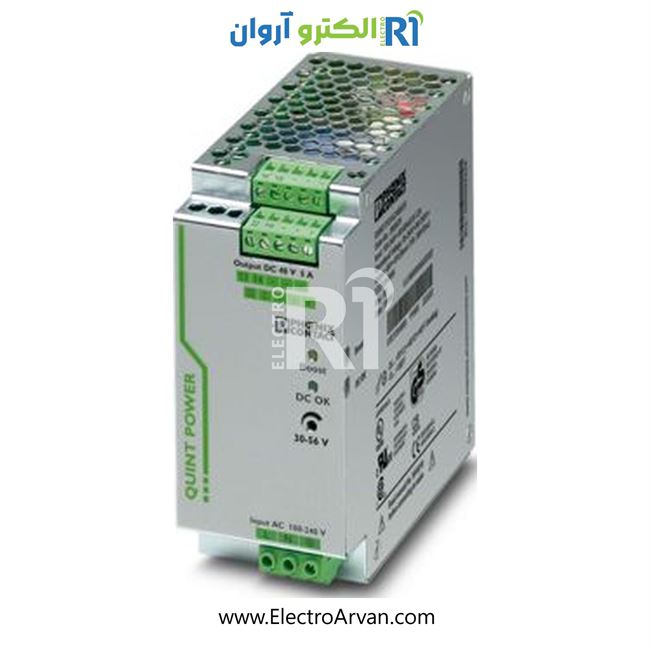 منبع تغذیه فونیکس کنتاکت 48 ولت 5 آمپر -2866679-QUINT-PS/1AC/48DC/ 5