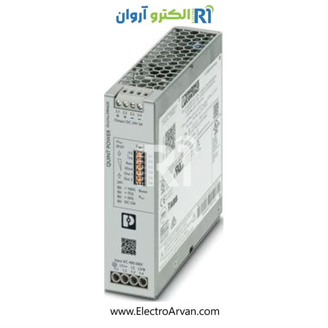 منبع تغذیه فونیکس کنتاکت 5 آمپر سه فاز -2904620-QUINT4-PS/3AC/24DC/5