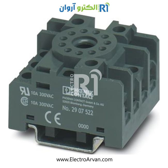 سوکت سه کنتاکت 11پایه-2907522-ECOR-3-BSC1-RT/3X21