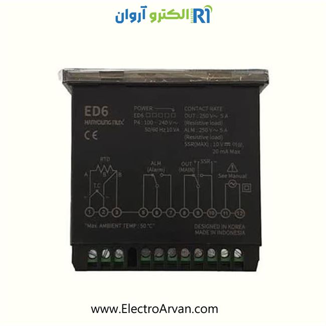 کنترلر دمای دیجیتال هانیانگ مدل ED6-FPMAP4 651_ElectroArvan-PSD-Square1.jpg