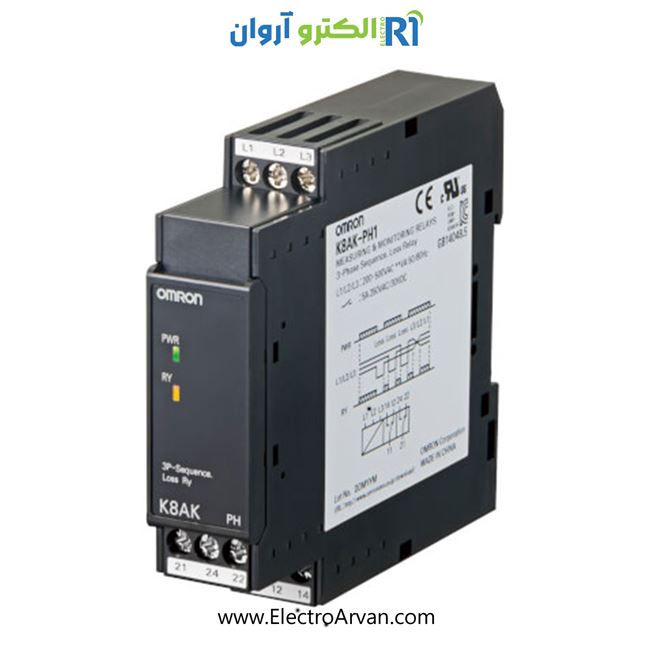 کنترل فاز تک چراغ امرن-  K8AK-PH1
