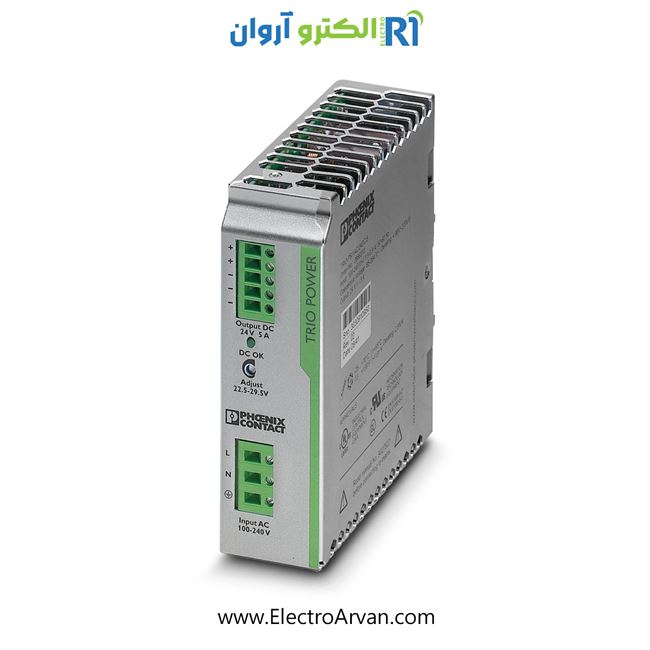 منبع تغذیه 5آمپر فونیکس کنتاکت - TRIO-PS/1AC/24DC/ 5- 2866310
