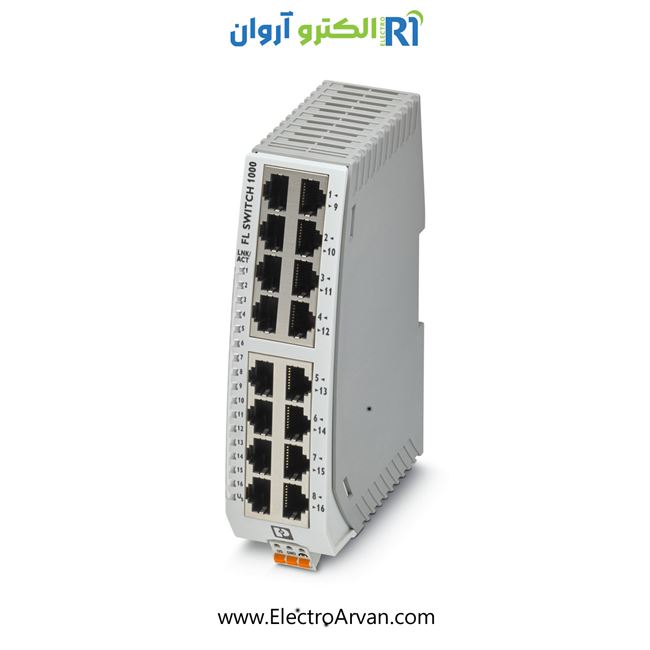 اترنت سوییچ شبکه 16پورت فونیکس - FL SWITCH 1016N-1085255