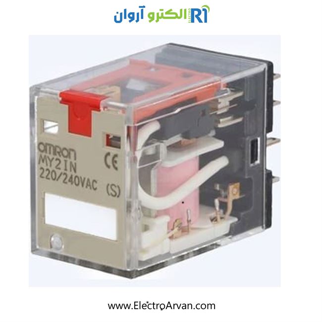 رله امرن 2کنتاکت   MY2IN 220AC                     