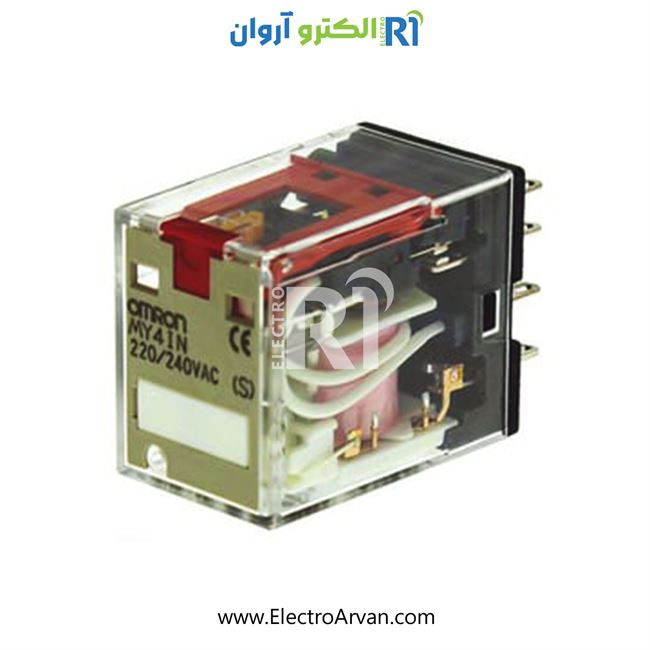 رله کمکی 4کنتاکت   MY4IN 48AC                       