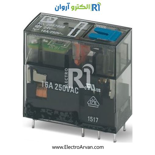 رله شیشه ای 24DC تک کنتاکت - 2987888- REL-MR- 24DC/21HC/MS