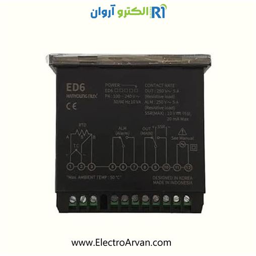 کنترلر دمای دیجیتال هانیانگ مدل ED6-FPMAP4 651_ElectroArvan-PSD-Square1.jpg