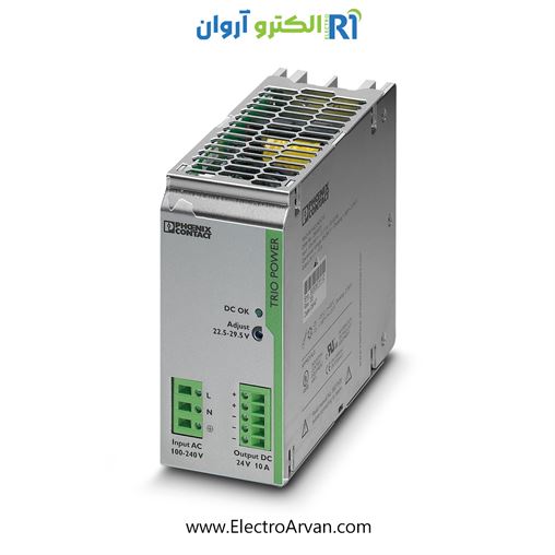 منبع تغذیه 10آمپر فونیکس کنتاکت - TRIO-PS/1AC/24DC/10
