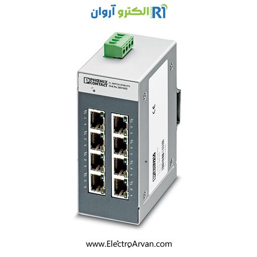 اترنت سوییچ شبکه 8 پورت فونیکس -FL SWITCH SFNB 8TX -2891002