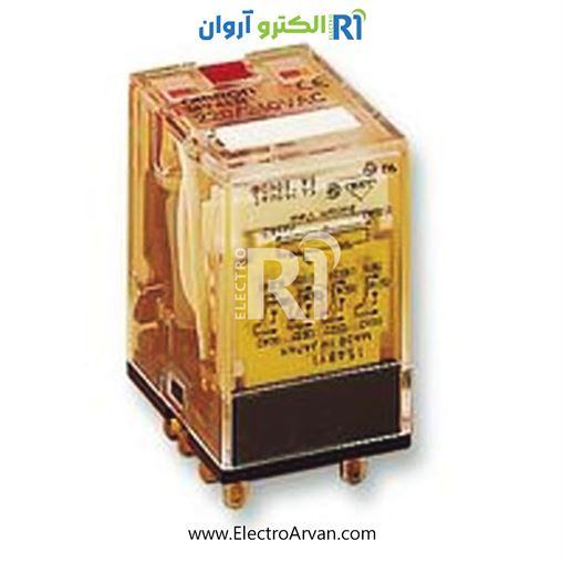 رله 2کنتاکت 220AC-  MY2IN 220AC                     